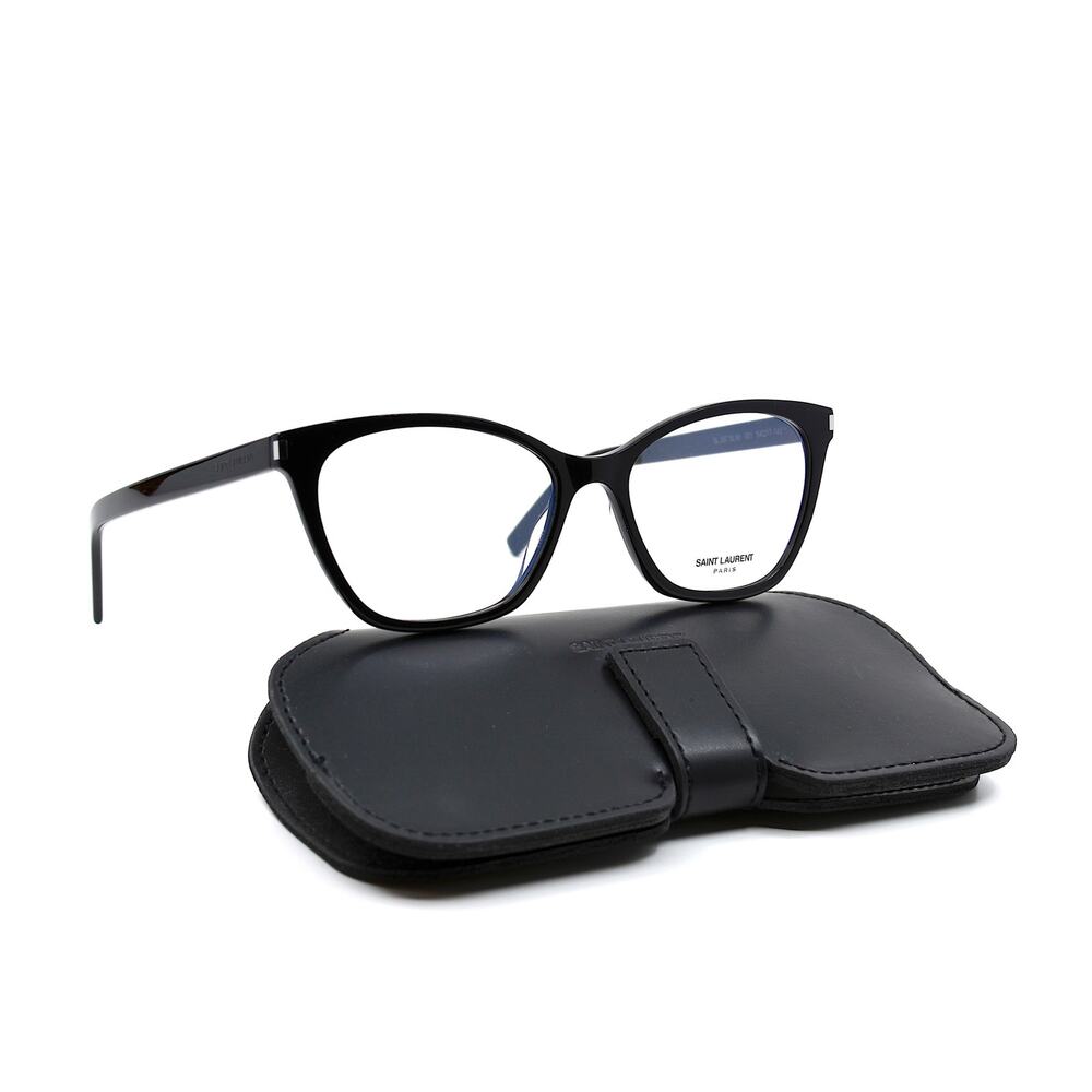 SAINT LAURENT SL 287 SLIM BLACK AUTHENTIC EYEGLASSES FRAME - Picture 4 of 14